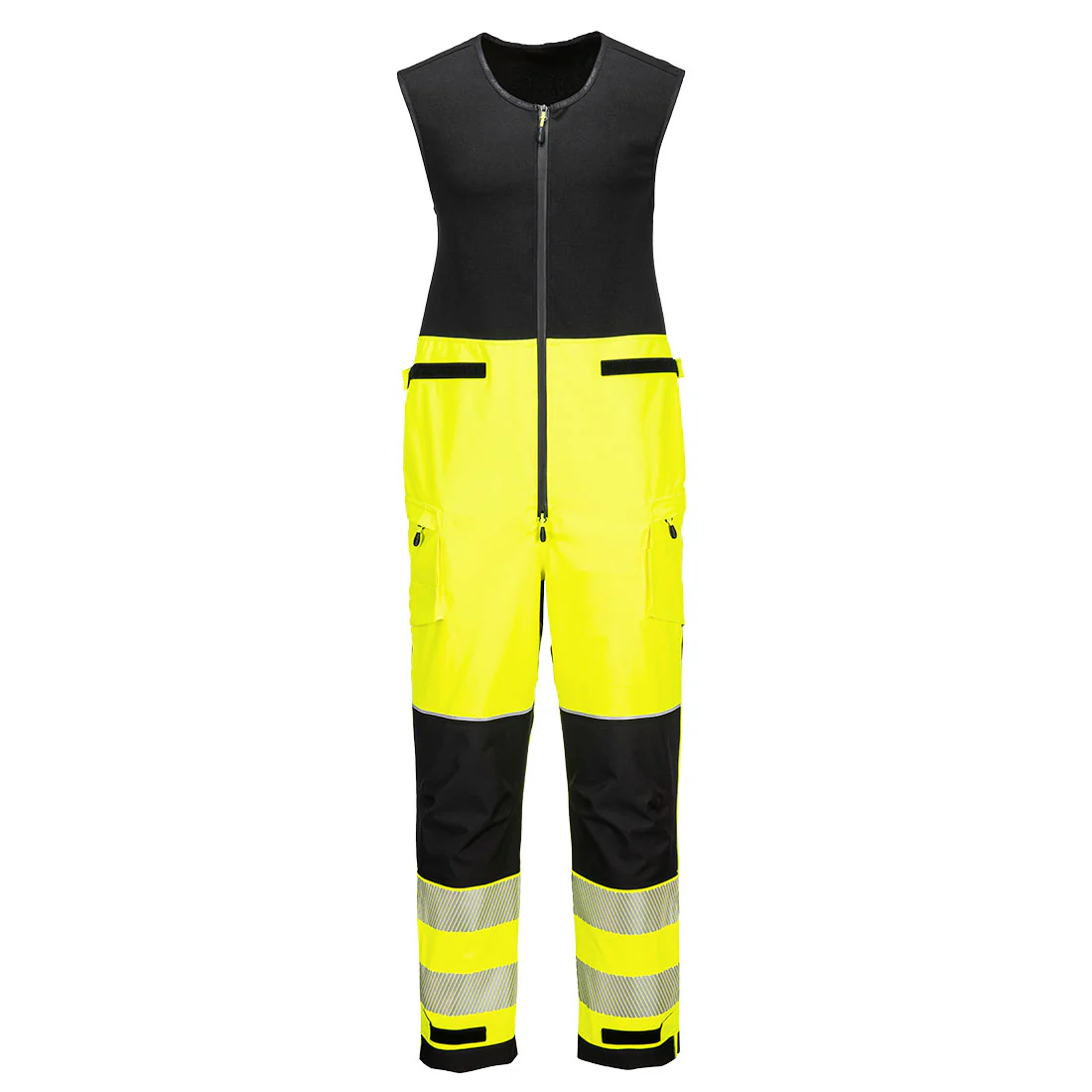 Portwest PW3 Hi-Vis Rain Salopettes (3L) - Image 4