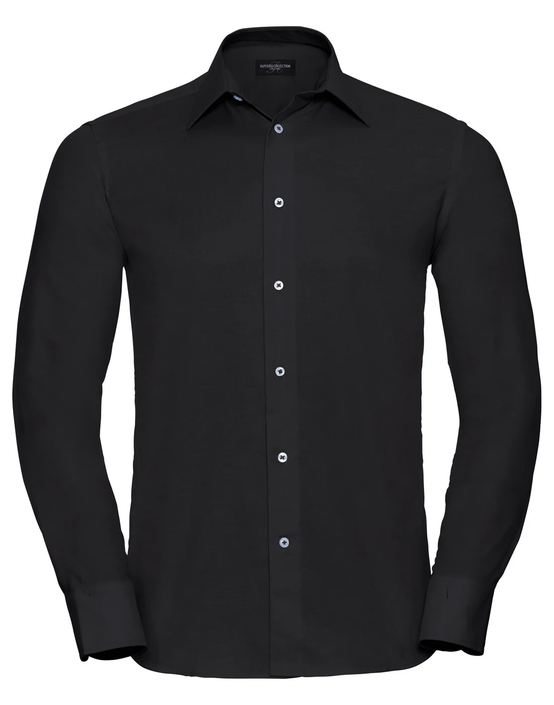 Russell Long Sleeve Tailored Oxford Shirt - Image 3