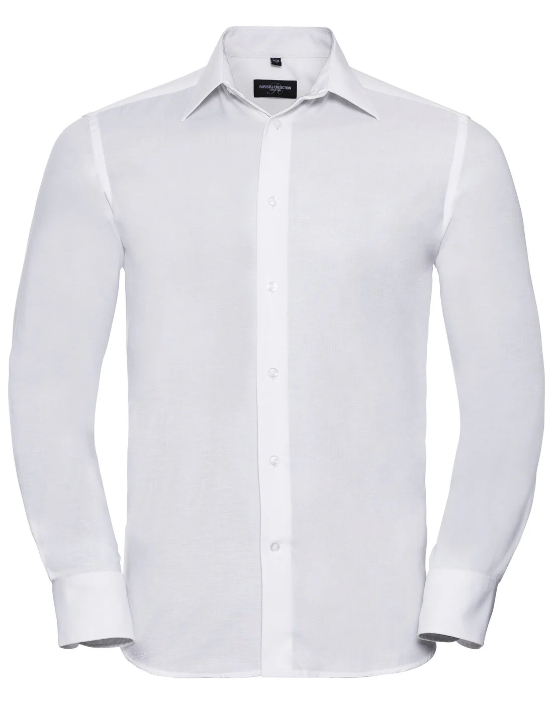 Russell Long Sleeve Tailored Oxford Shirt - Image 5