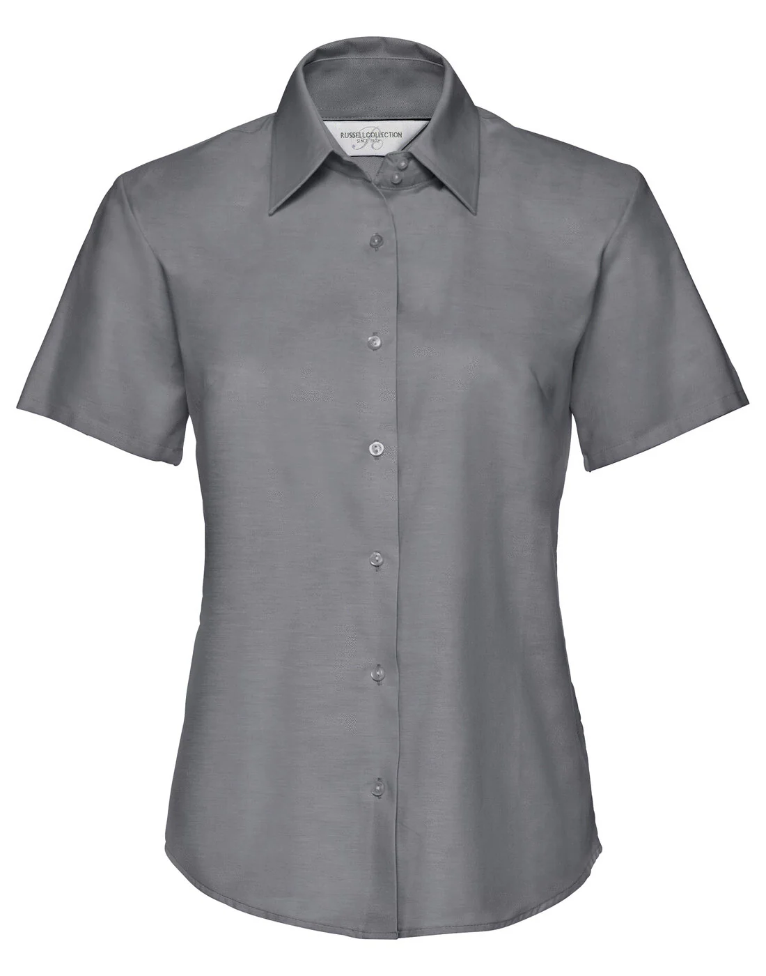 Russell Ladies Short Sleeve Tailored Oxford Shirt - Image 4
