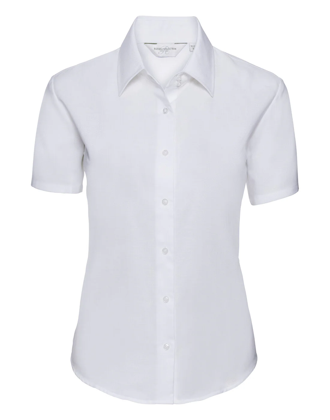 Russell Ladies Short Sleeve Tailored Oxford Shirt - Image 6