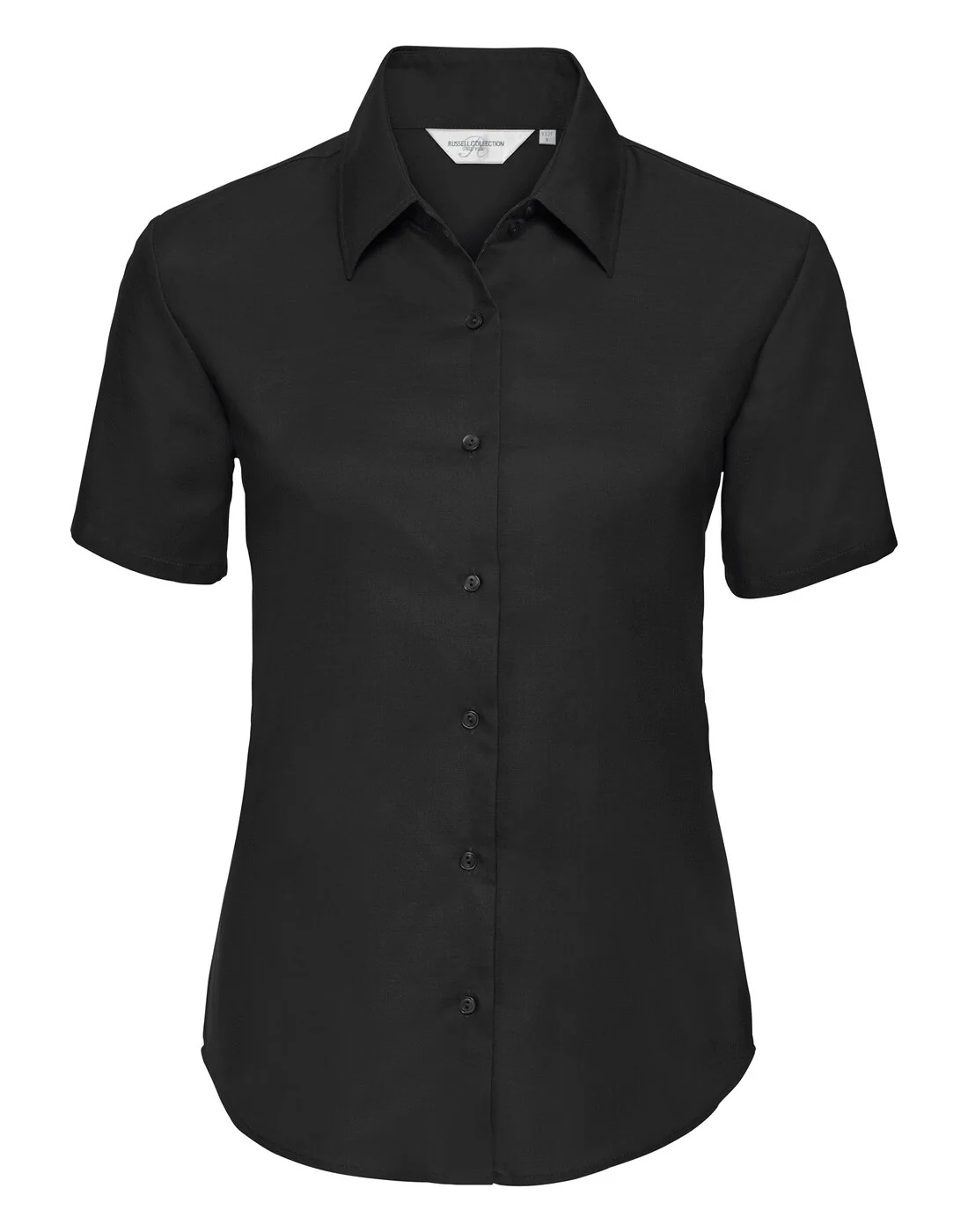 Russell Ladies Short Sleeve Tailored Oxford Shirt - Image 7
