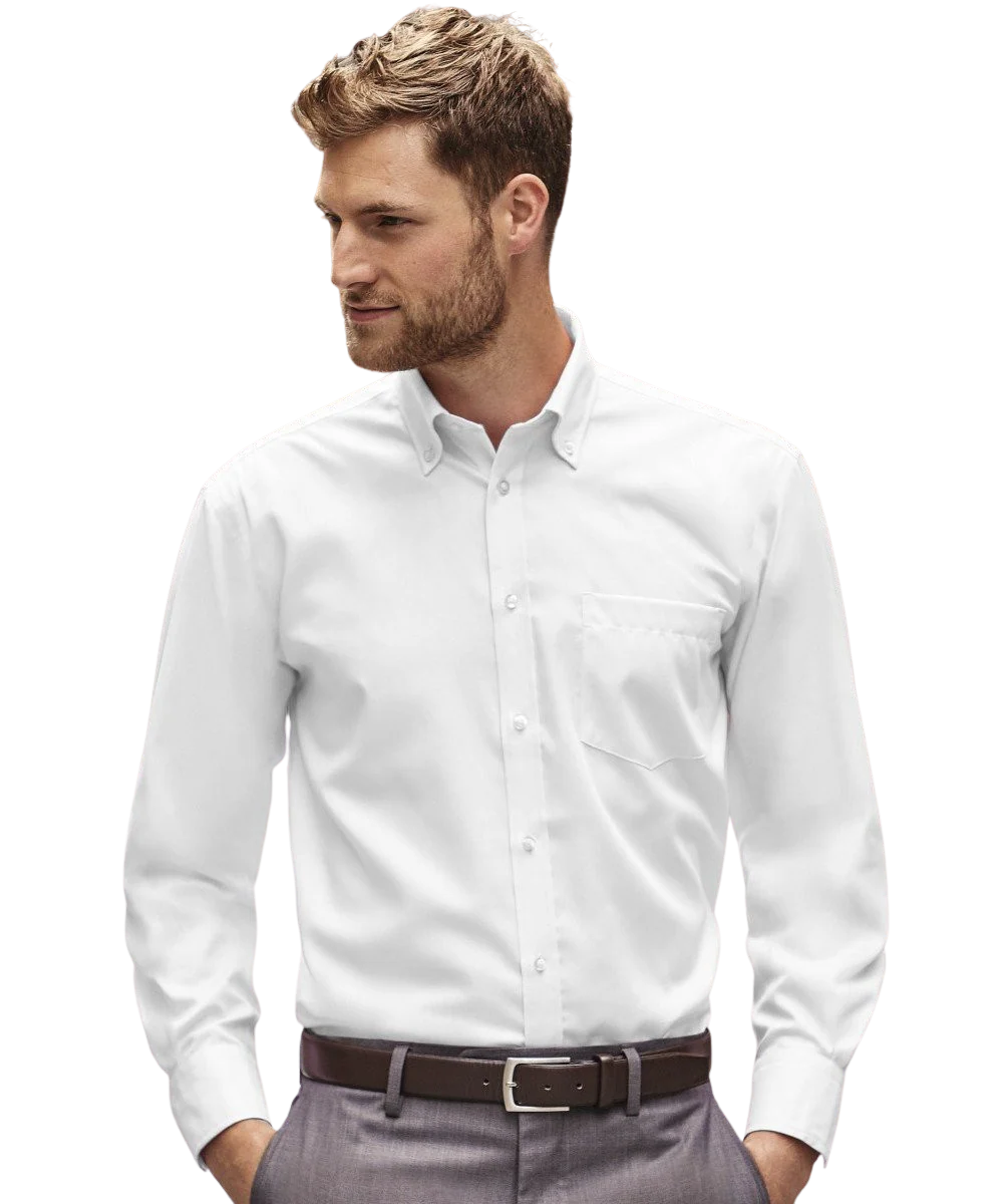 Russell Mens Long Sleeve Ultimate Non Iron Shirt - Image 2