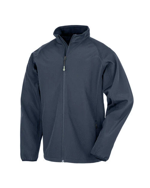Result Recycled 2 Layer Printable Softshell Jacket - RS901M - Image 3