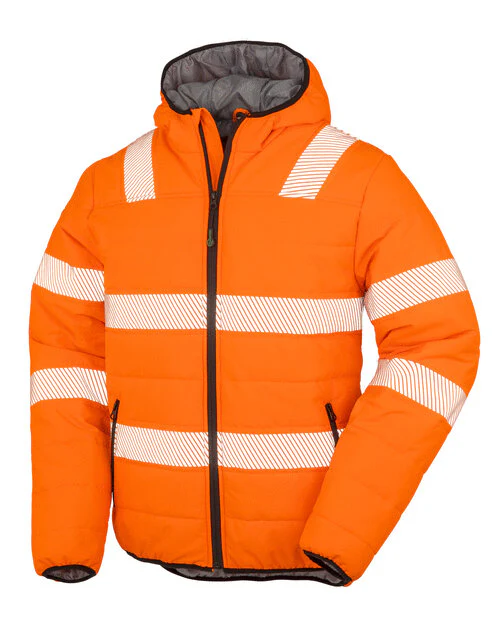 Result Recycled Padded Safety Jacket - RS500M - Image 4