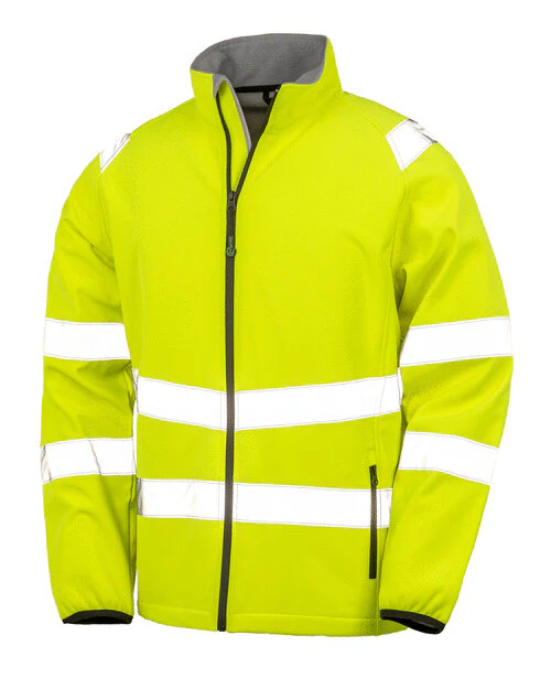 Result Recycled Printable Safety Softshell - RS505M - Image 2