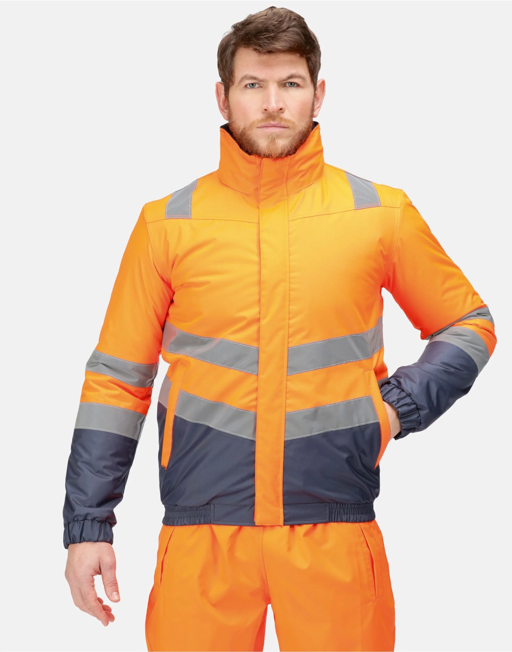 Regatta Pro Hi Vis Bomber Jacket - Image 4