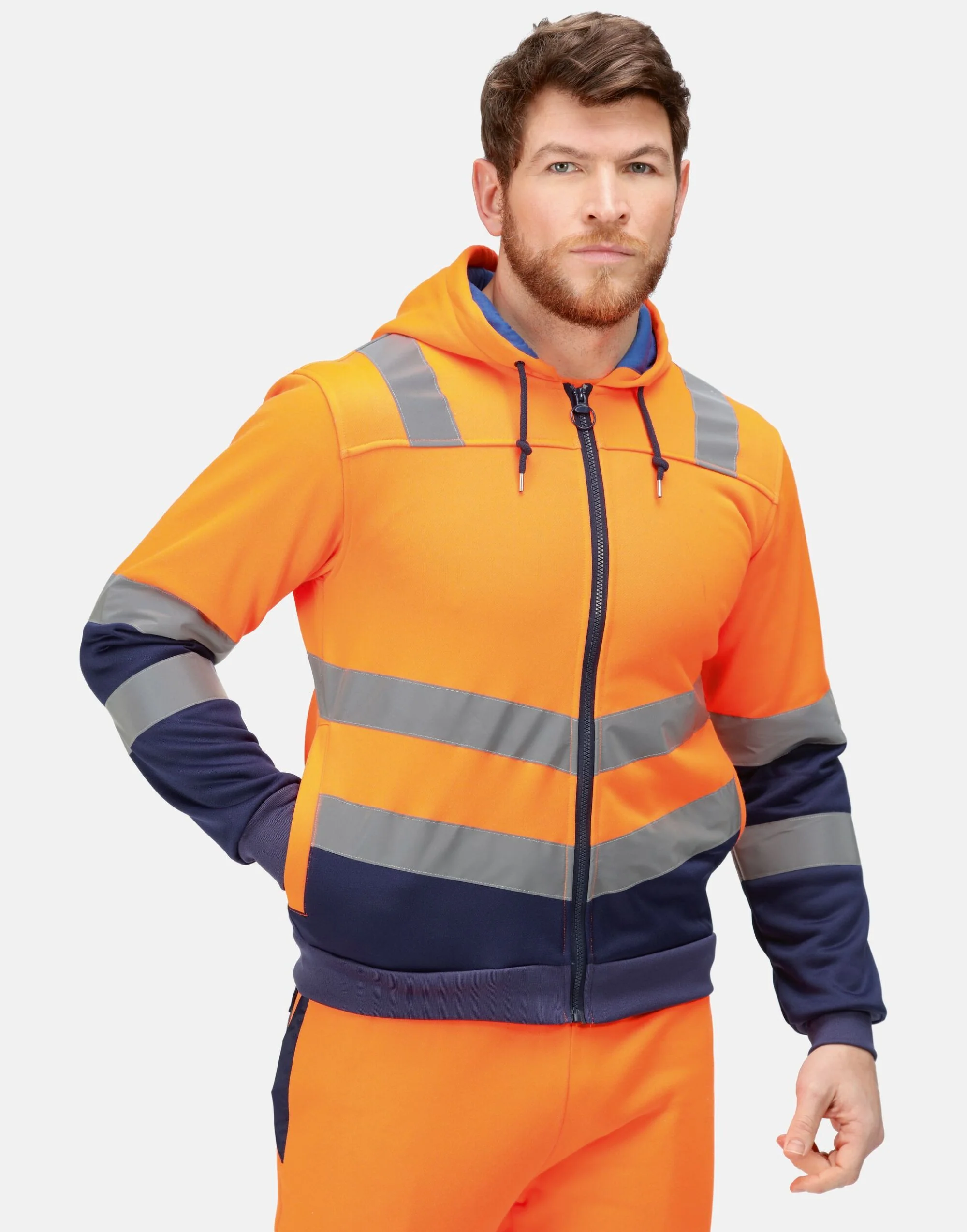 Regatta Pro Hi Vis Full Zip Hoodie - Image 4