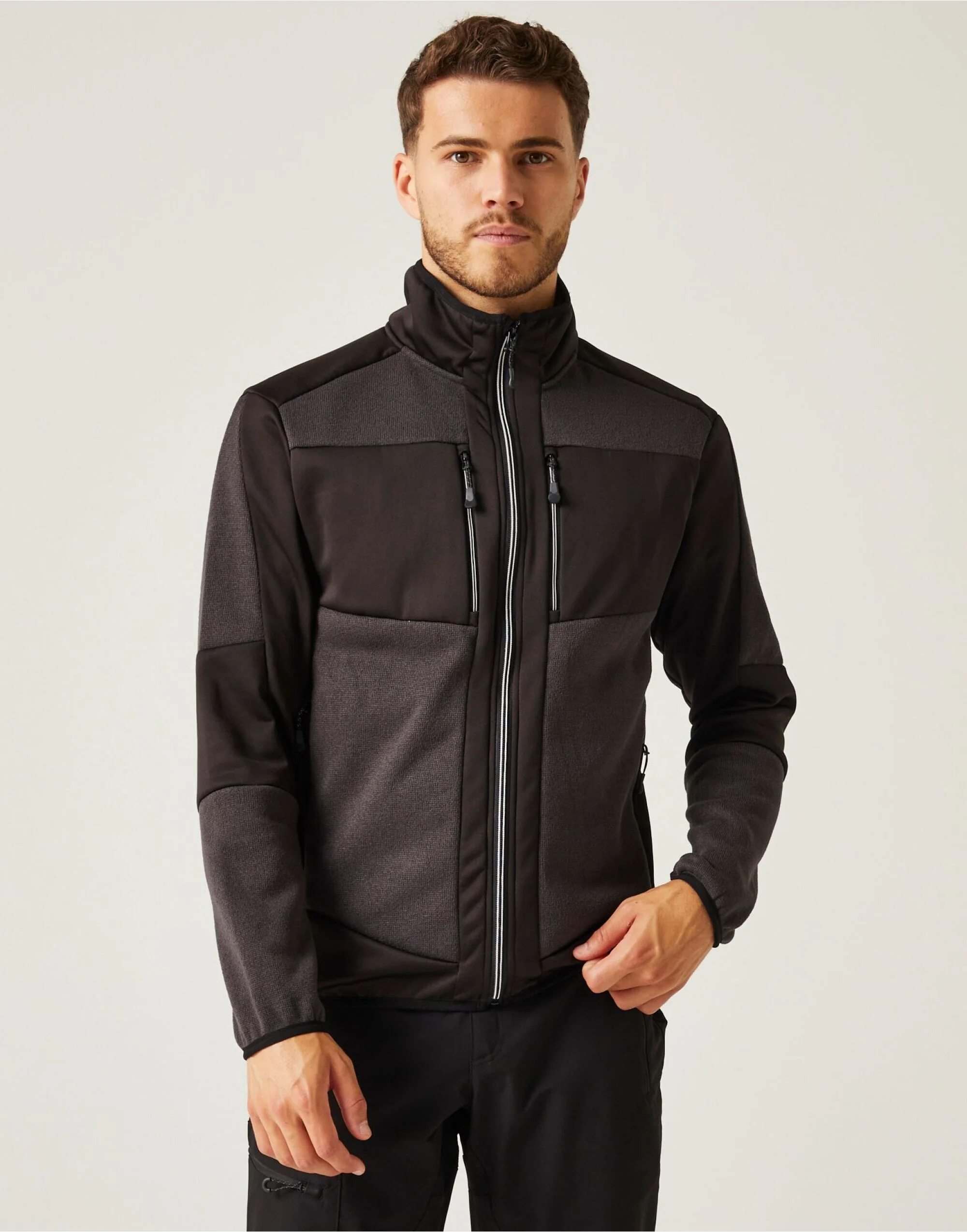 Regatta E-Volve Unisex Knit Effect Midlayer Top - Image 3