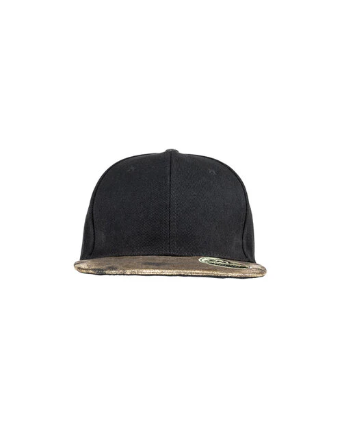 Result Bronx Glitter Flat Peak Snapback Cap