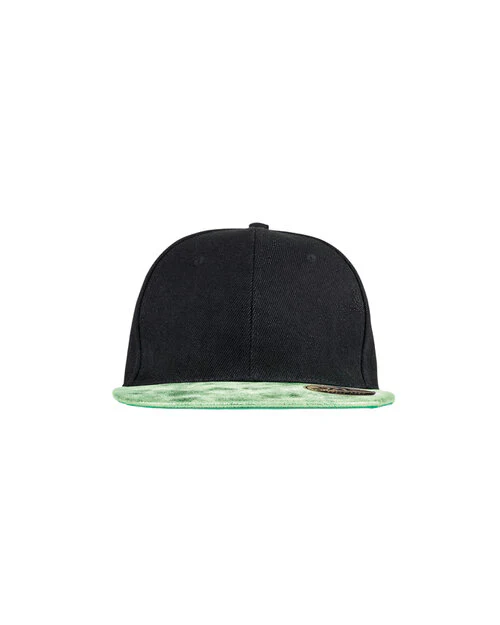 Result Bronx Glitter Flat Peak Snapback Cap - Image 2