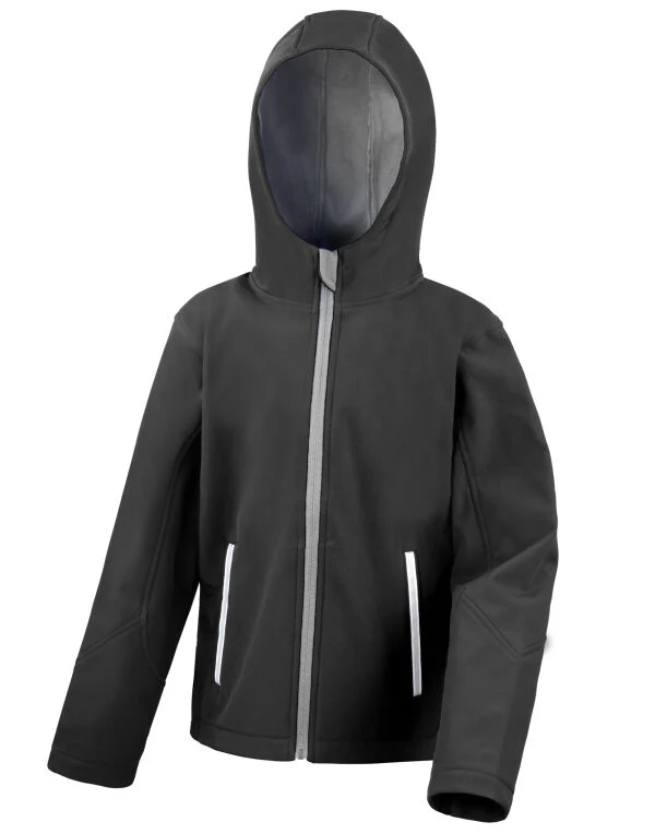 Result Core Junior Tx Performance Hooded Softshell - Image 15