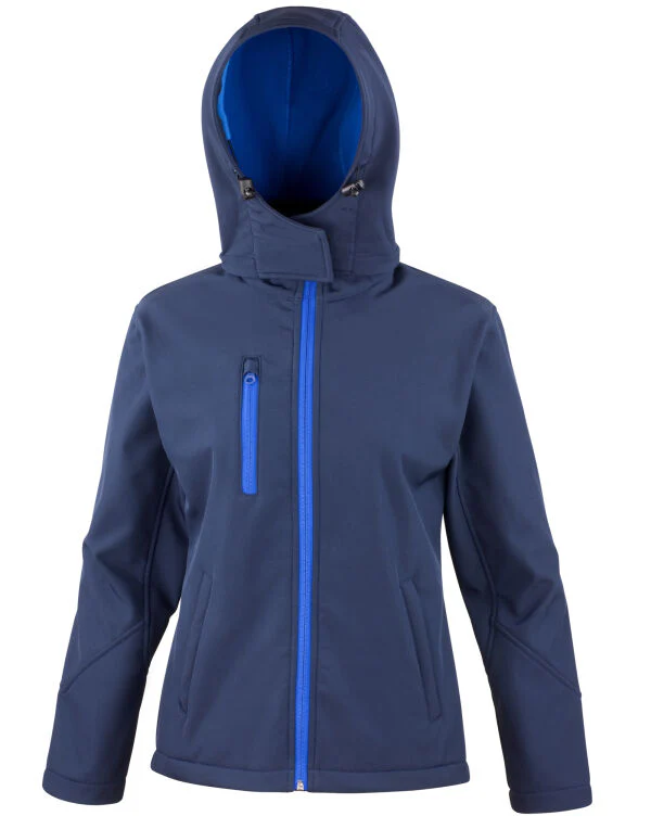 Result Core Women'S Tx Performance Hooded Softshell Jacket - Image 9