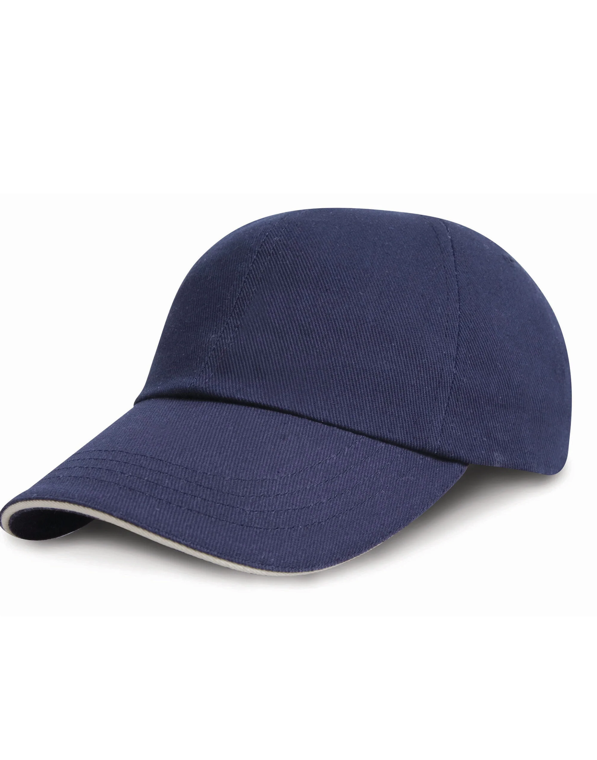 Result Headwear Low Profile Heavy Brushed Cotton Cap With Sandwich Peak - Image 2