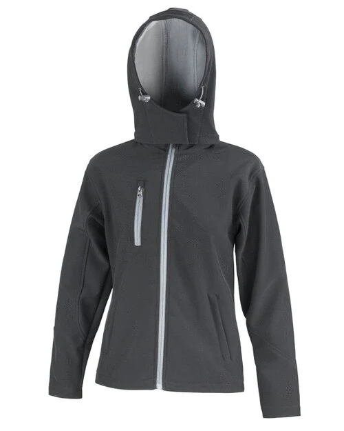 Result Ladies Tx Performance Hooded Softshell Jacket