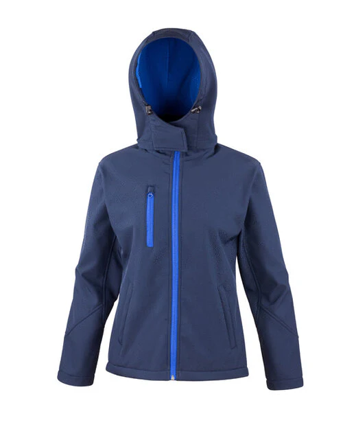 Result Ladies Tx Performance Hooded Softshell Jacket - Image 2