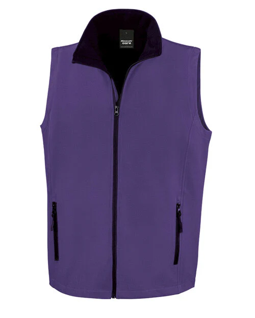 Result Printable Softshell Bodywarmer With Recycled Fleece Inner - Image 6