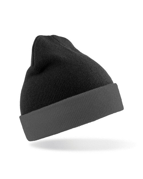 Result Recycled Black Compass Beanie