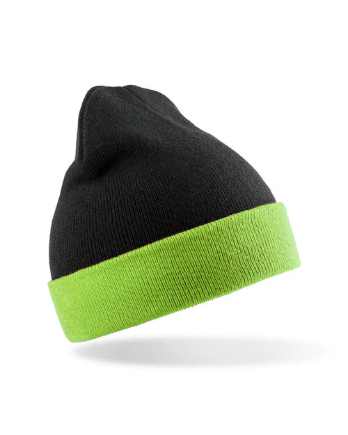 Result Recycled Black Compass Beanie - Image 2