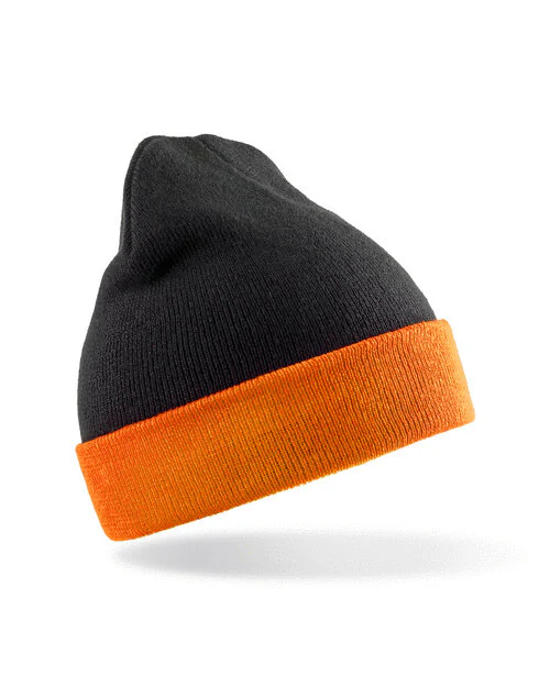 Result Recycled Black Compass Beanie - Image 3