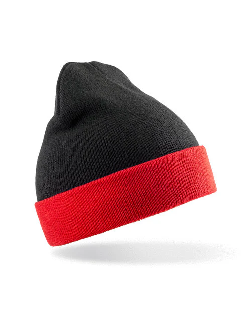 Result Recycled Black Compass Beanie - Image 4