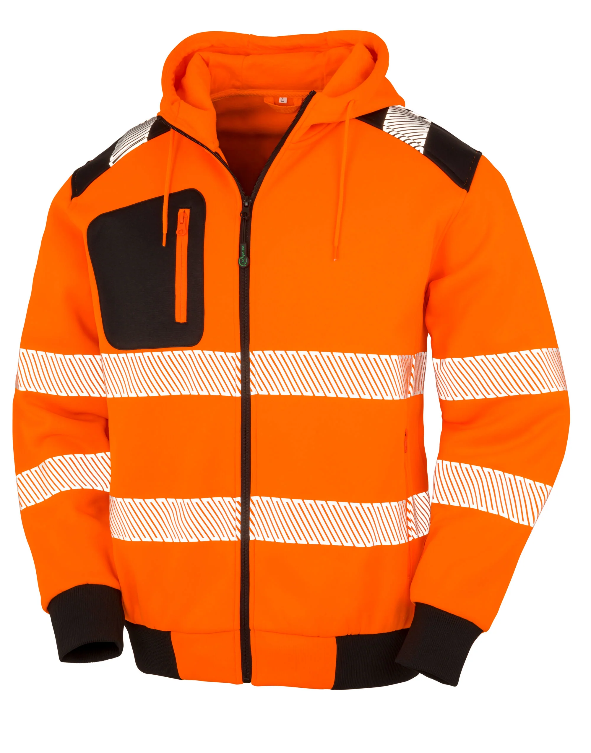 Result Recycled Zipped Safety Hoody - Image 7