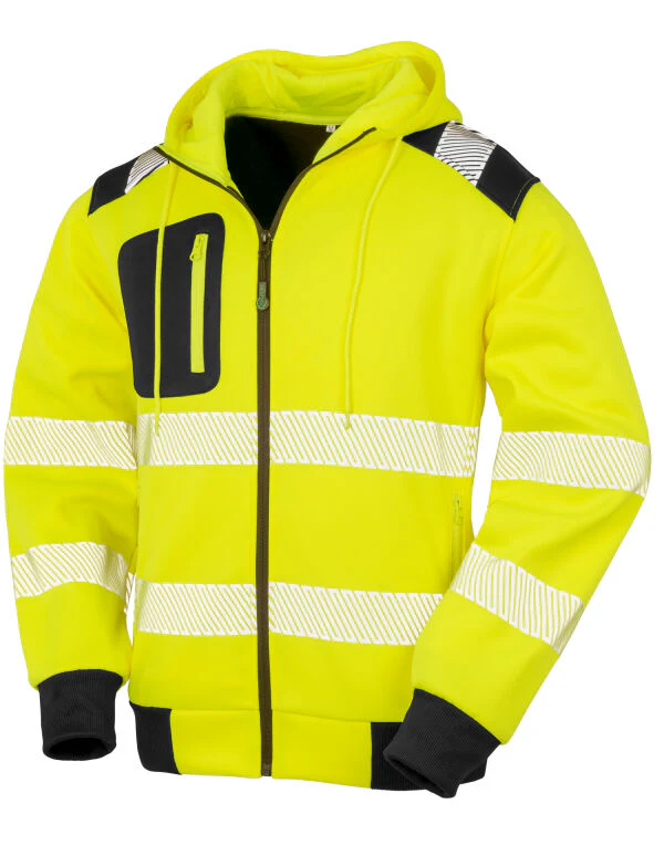 Result Recycled Zipped Safety Hoody - Image 8