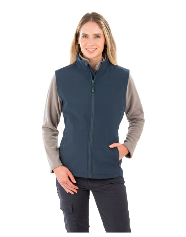 Result Recycled Ladies' Recycled 2-Layer Printable Softshell Bodywarmer