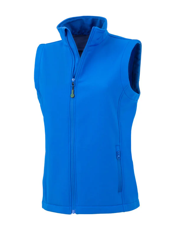 Result Recycled Ladies' Recycled 2-Layer Printable Softshell Bodywarmer - Image 11
