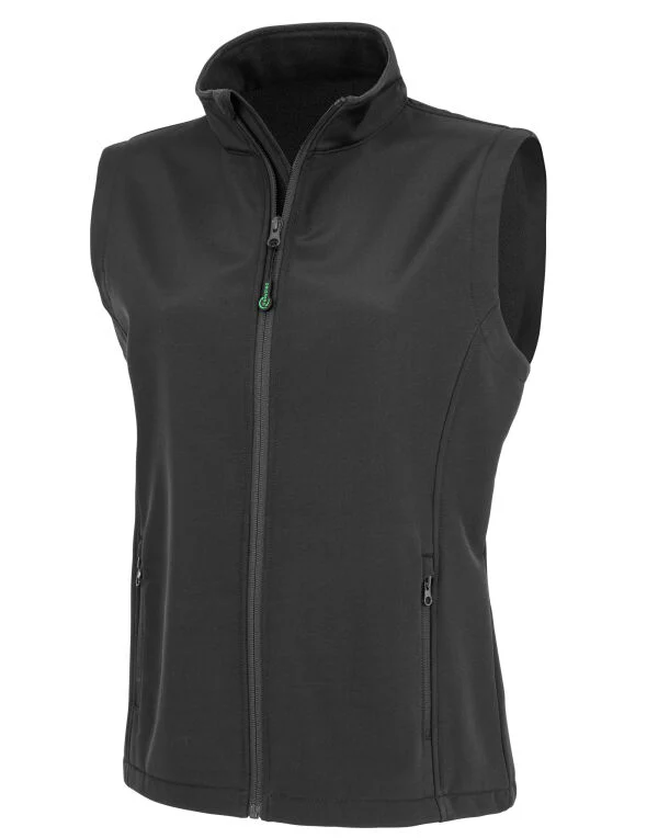 Result Recycled Ladies' Recycled 2-Layer Printable Softshell Bodywarmer - Image 9