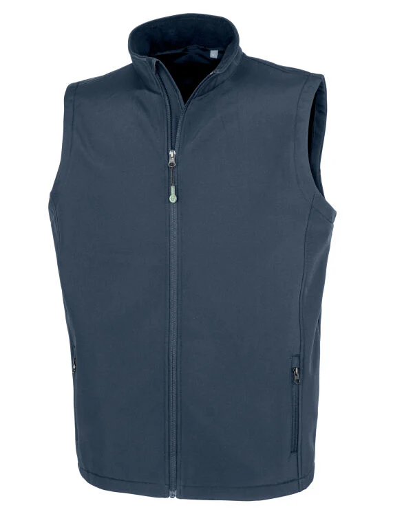 Result Recycled Men'S Recycled 2-Layer Printable Softshell Bodywarmer - Image 10