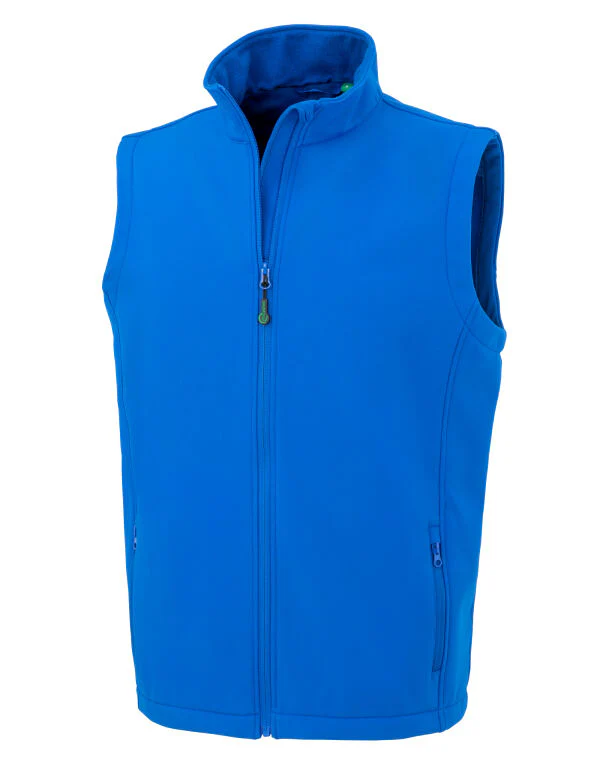 Result Recycled Men'S Recycled 2-Layer Printable Softshell Bodywarmer - Image 11