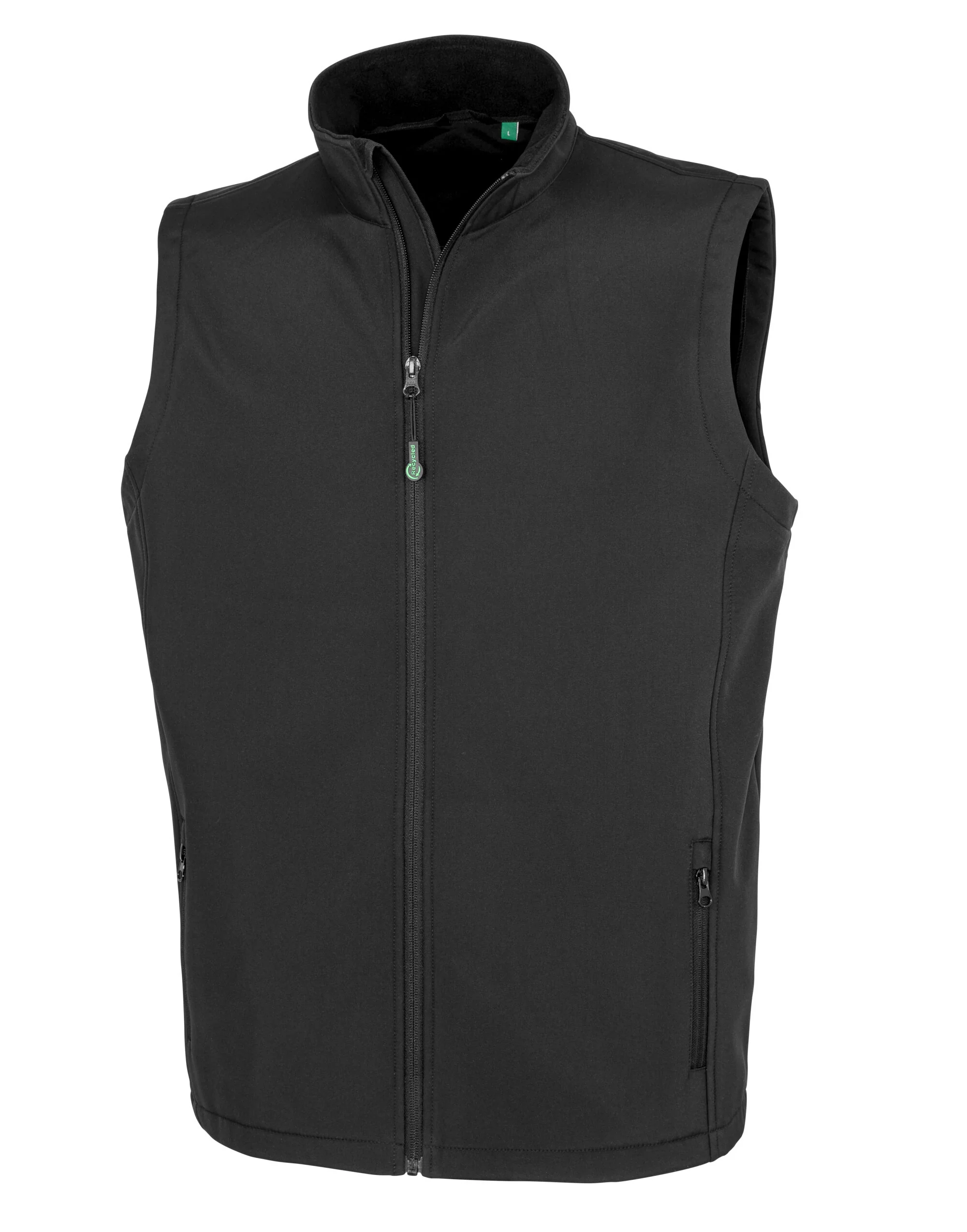 Result Recycled Men'S Recycled 2-Layer Printable Softshell Bodywarmer - Image 6