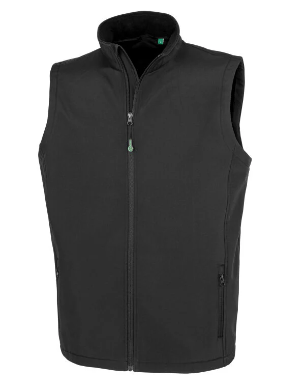 Result Recycled Men'S Recycled 2-Layer Printable Softshell Bodywarmer - Image 9