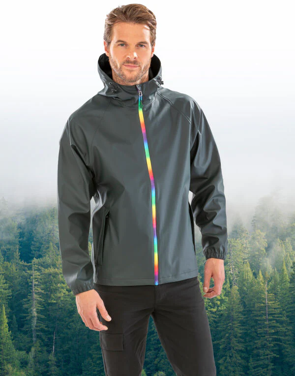 Result Recycled Prism Pu Waterproof Jacket