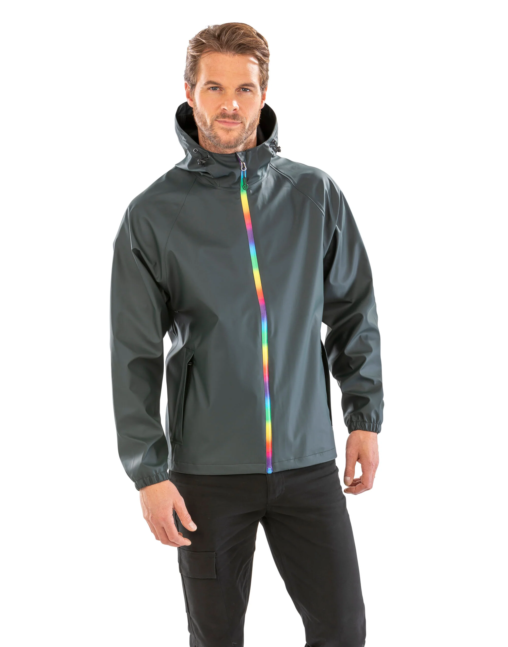 Result Recycled Prism Pu Waterproof Jacket - Image 4