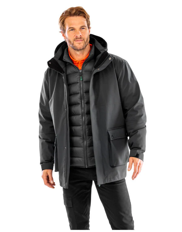 Result Recycled 3-In-1 Padded Ripstop Jacket