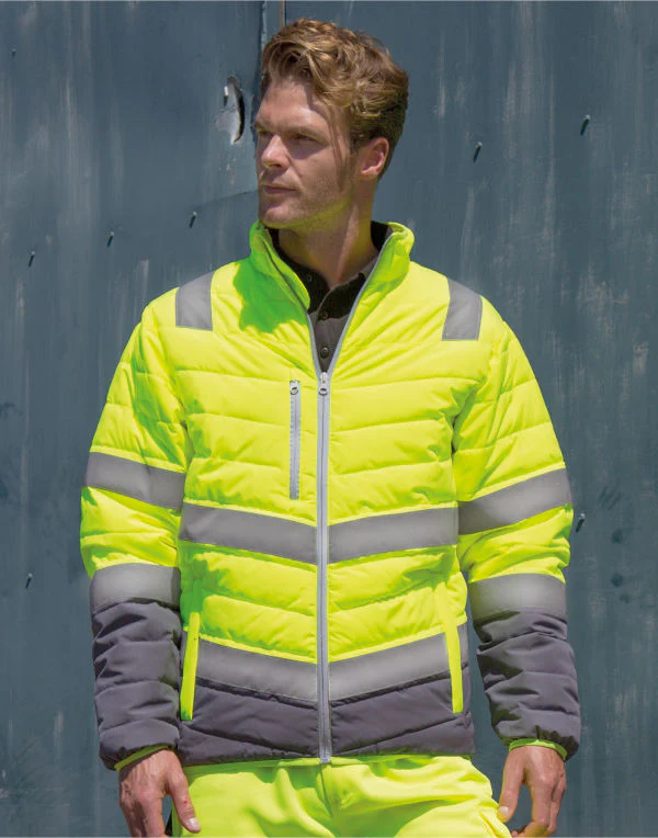 Result Safeguard Men'S Soft Padded Safety Jacket