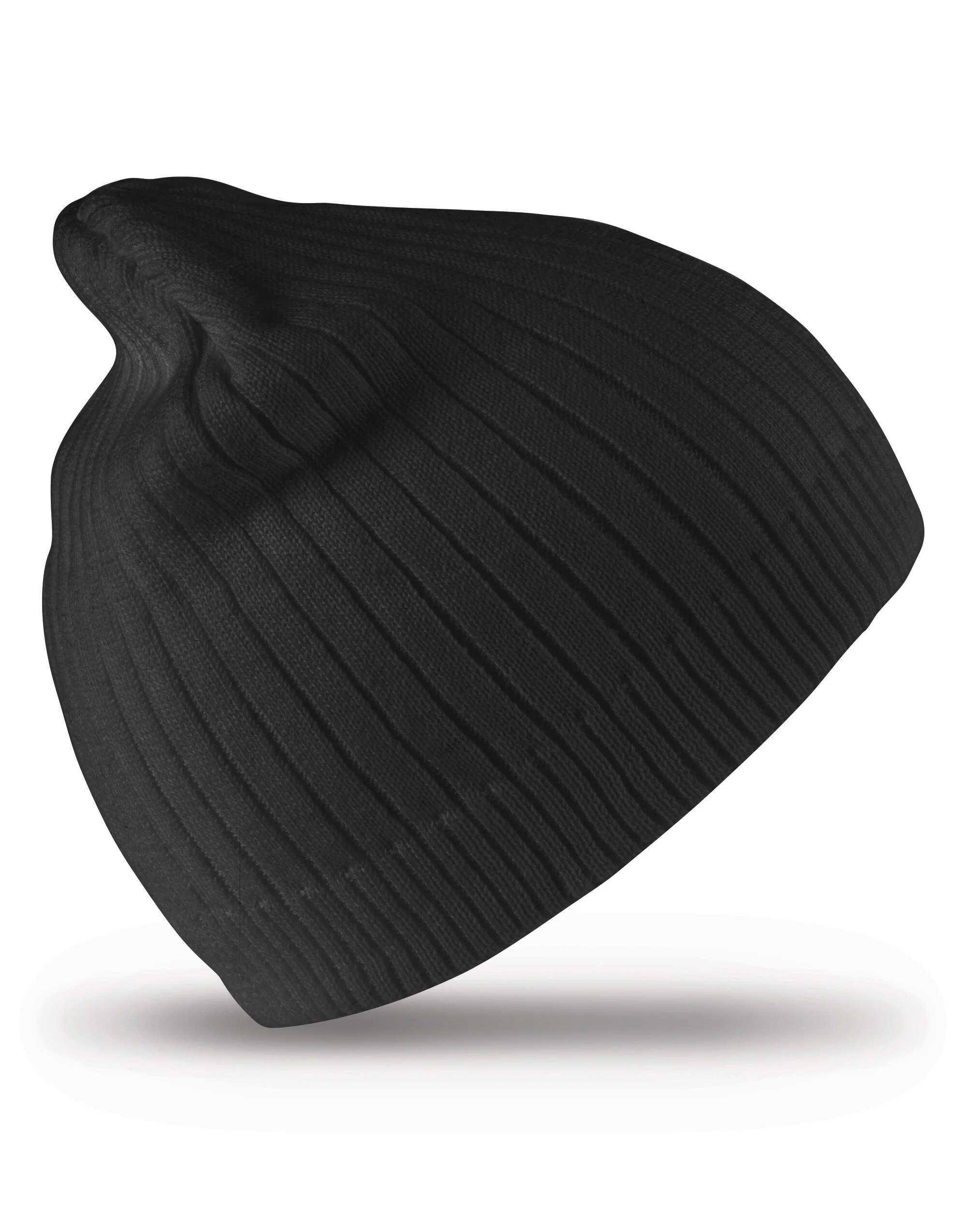 Result Winter Essentials Double Knit Cotton Beanie Hat - Image 4