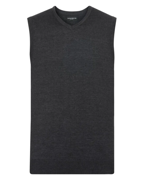 Russell Collection V-Neck Sleeveless Knitted Pullover - Image 11