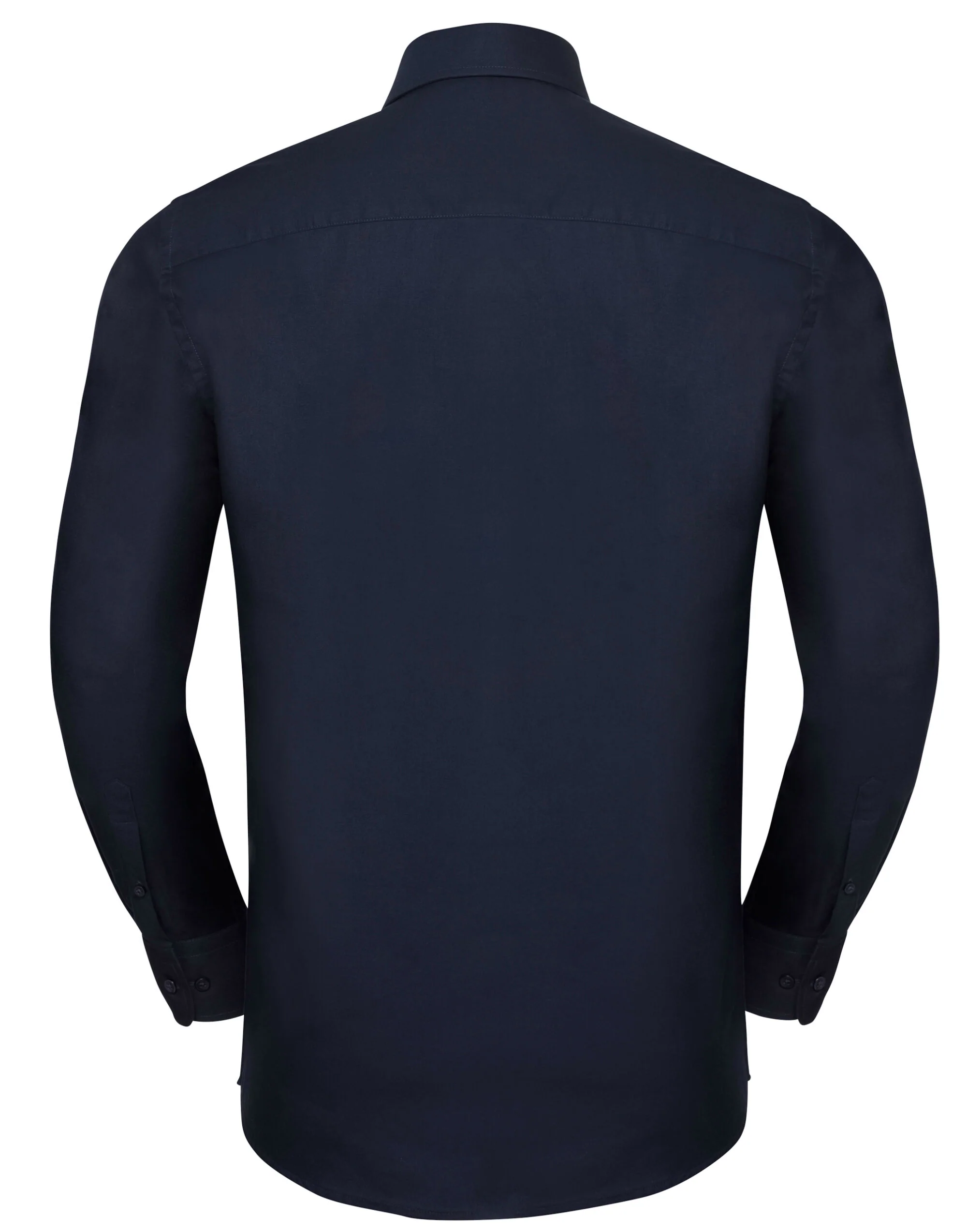 Russell Collection Men'S Long Sleeve Tailored Oxford Shirt - Image 3