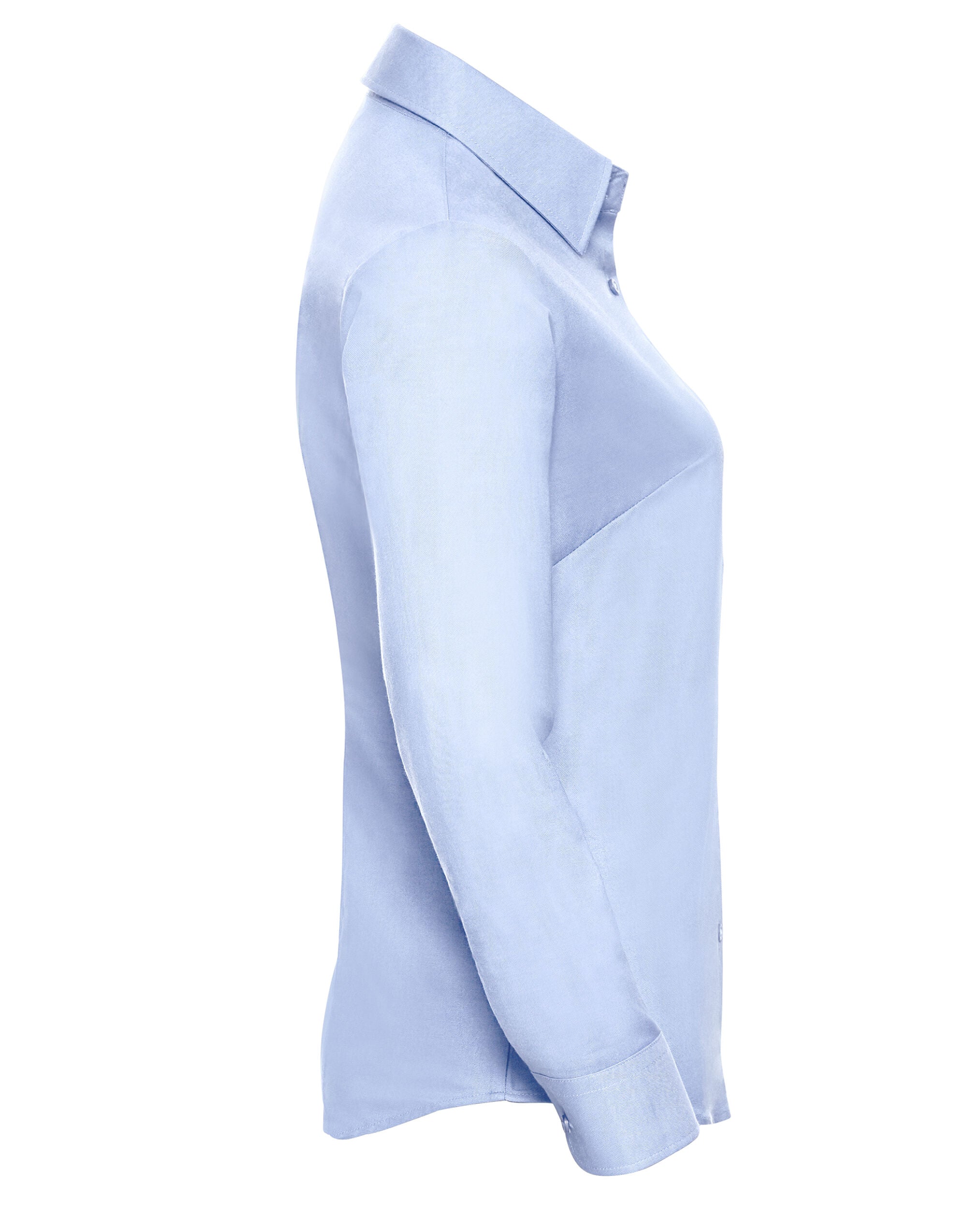 Russell Collection Ladies' Long Sleeve Tailored Oxford Shirt - Image 4