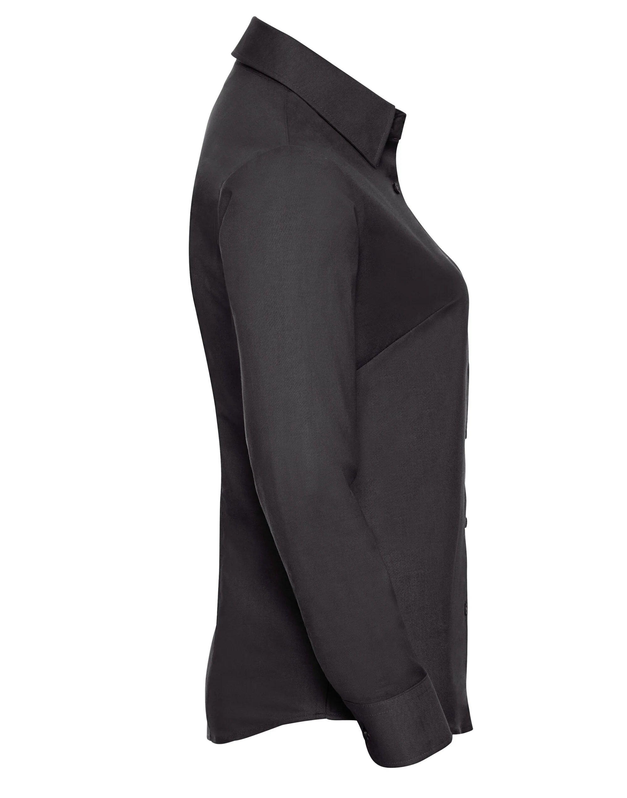Russell Collection Ladies' Long Sleeve Tailored Oxford Shirt - Image 6