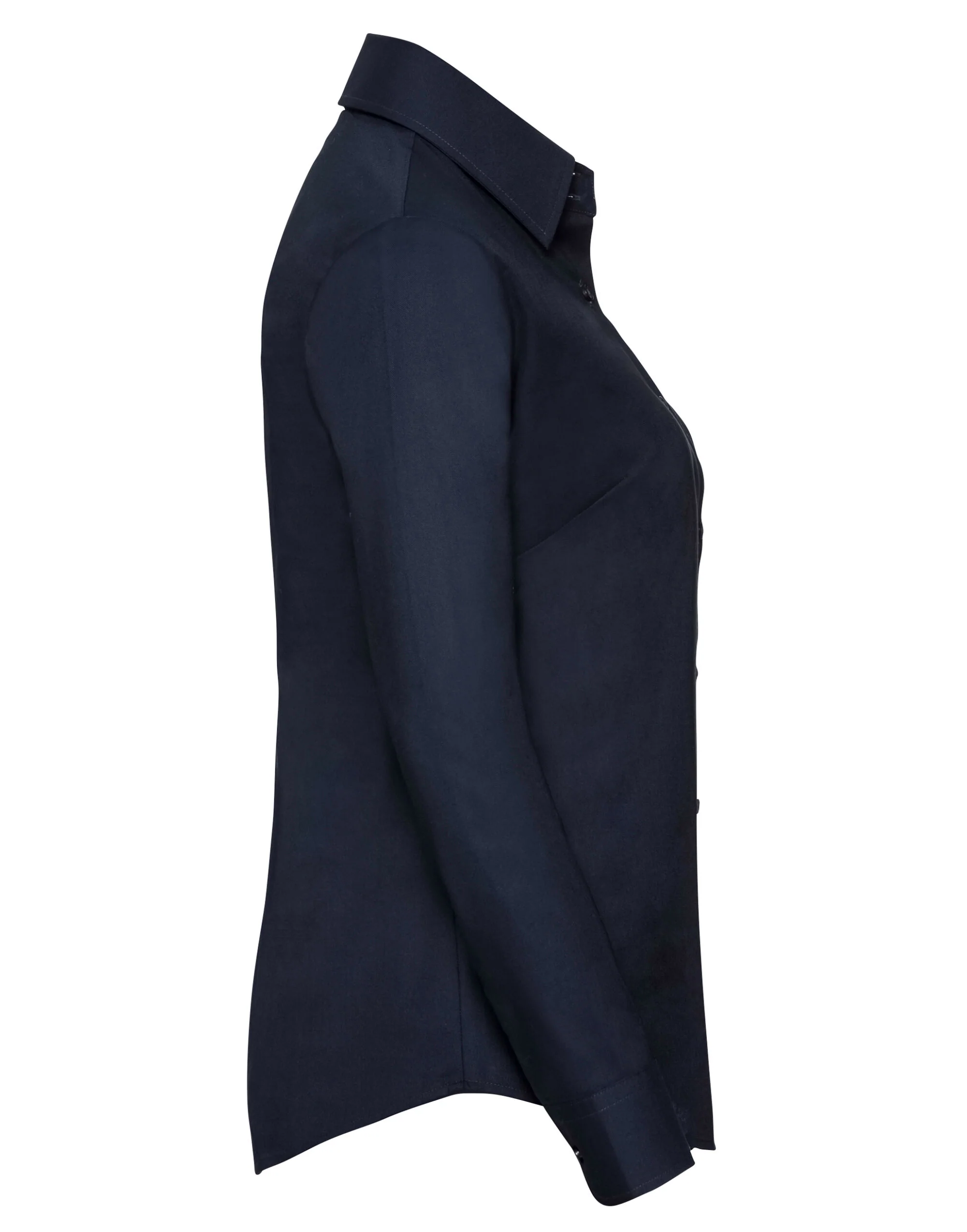 Russell Collection Ladies' Long Sleeve Tailored Oxford Shirt - Image 8