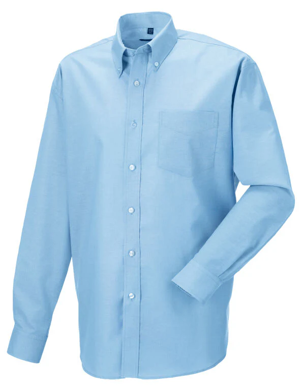 Russell Collection Men'S Long Sleeve Classic Oxford Shirt - Image 13