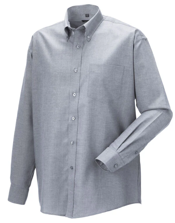 Russell Collection Men'S Long Sleeve Classic Oxford Shirt - Image 14
