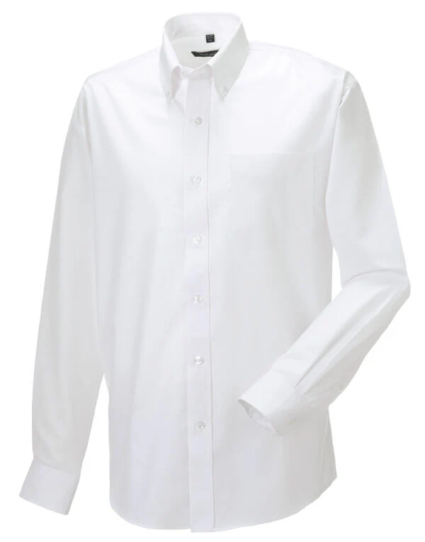Russell Collection Men'S Long Sleeve Classic Oxford Shirt - Image 15