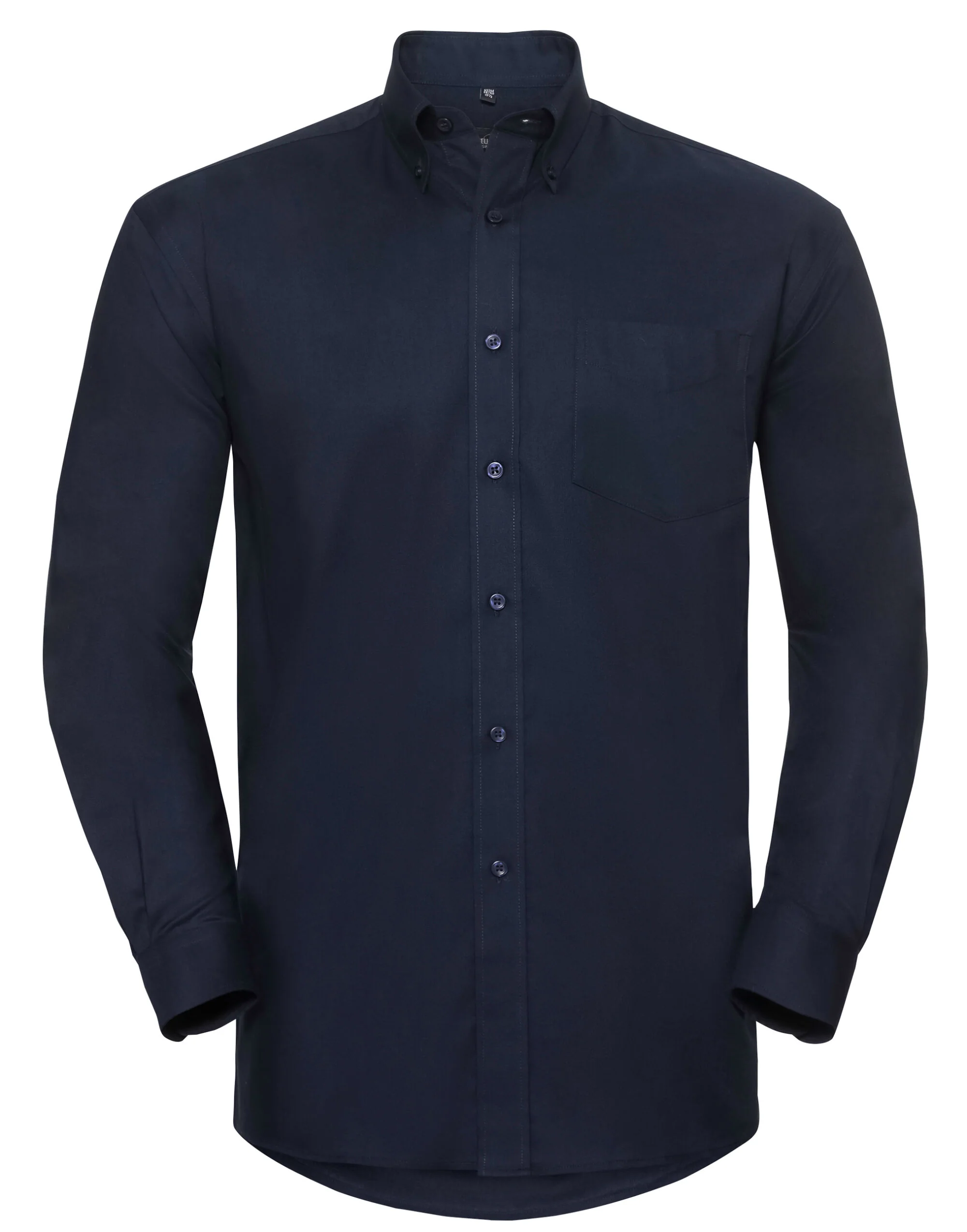 Russell Collection Men'S Long Sleeve Classic Oxford Shirt - Image 4