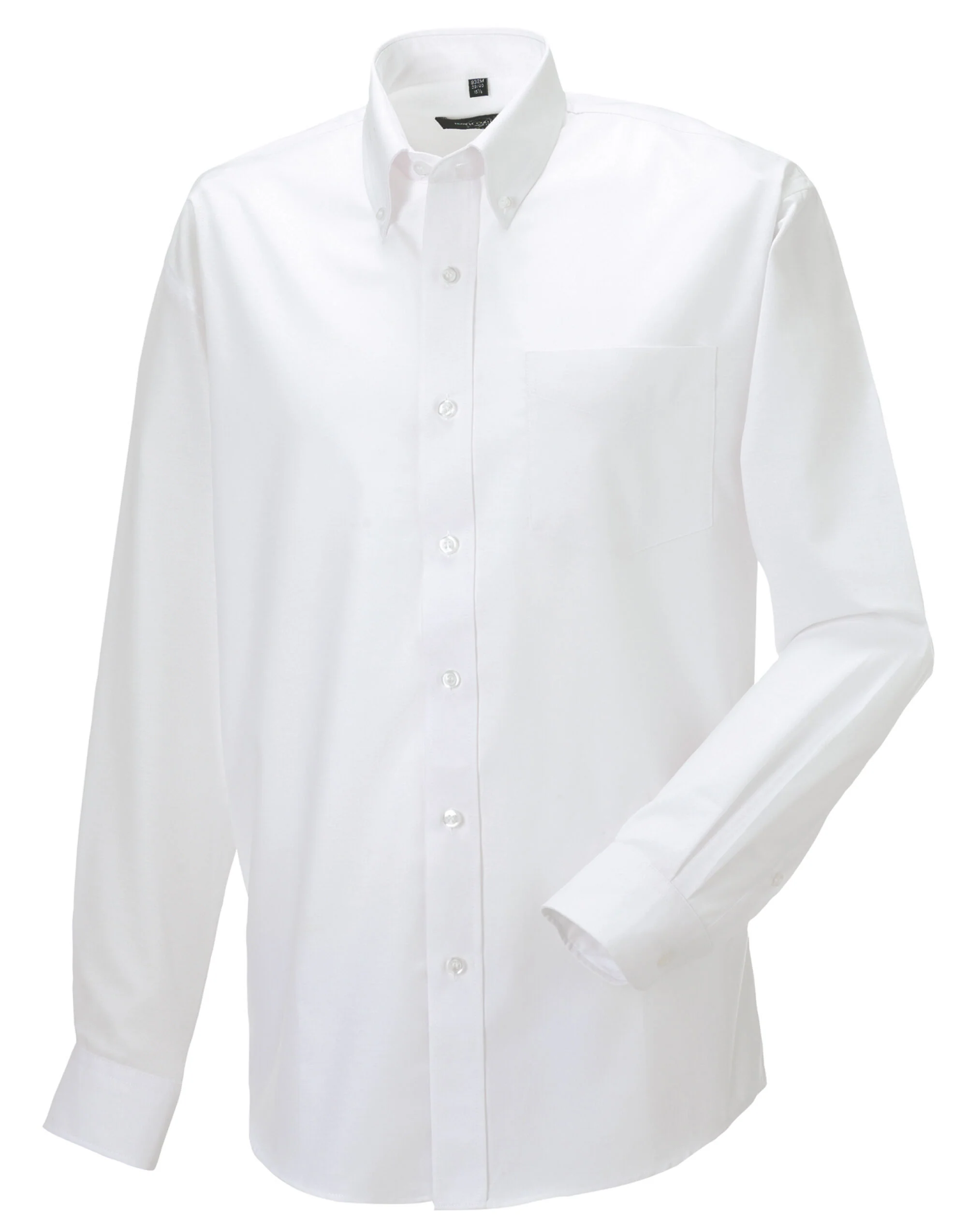 Russell Collection Men'S Long Sleeve Classic Oxford Shirt - Image 8