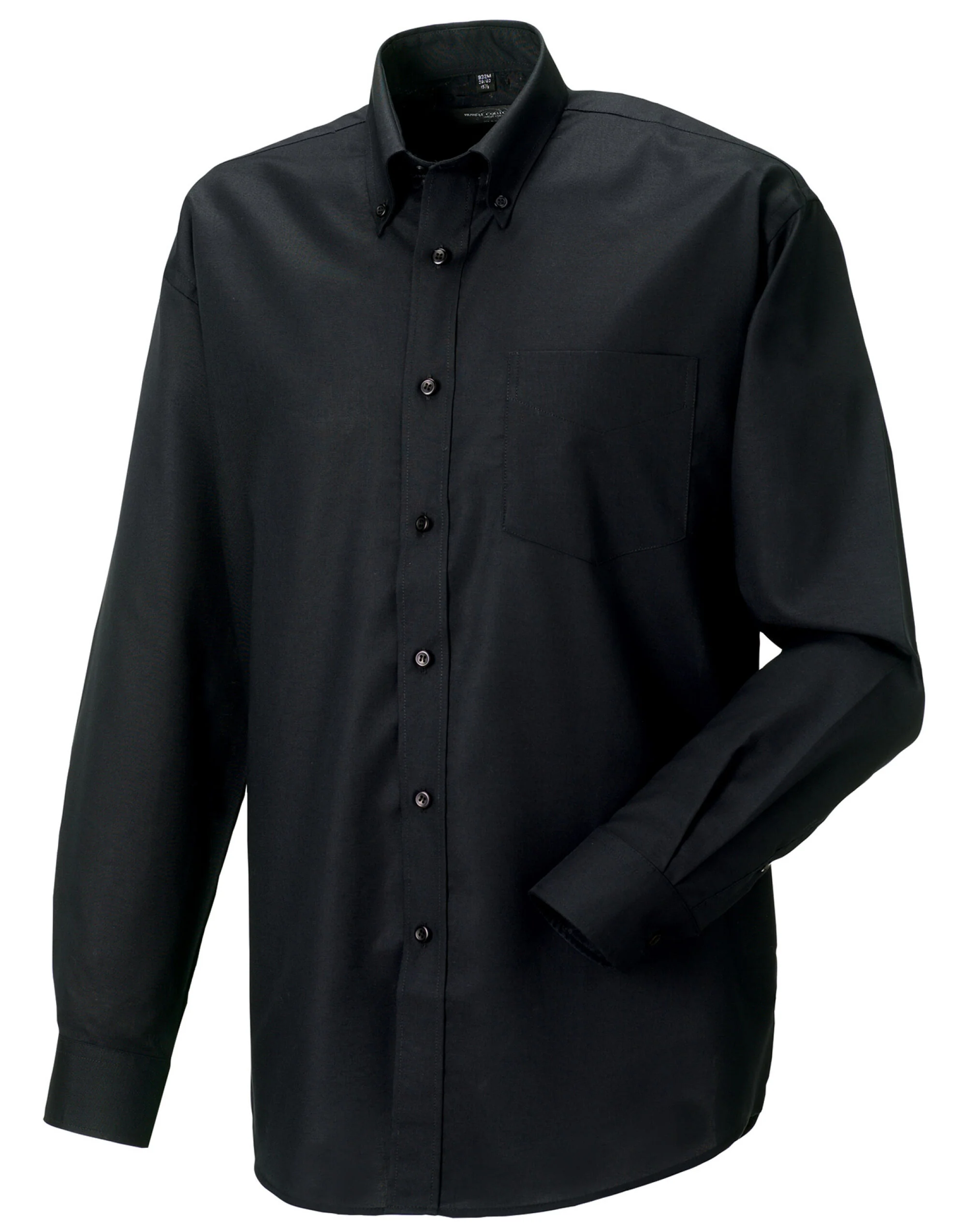 Russell Collection Men'S Long Sleeve Classic Oxford Shirt - Image 9